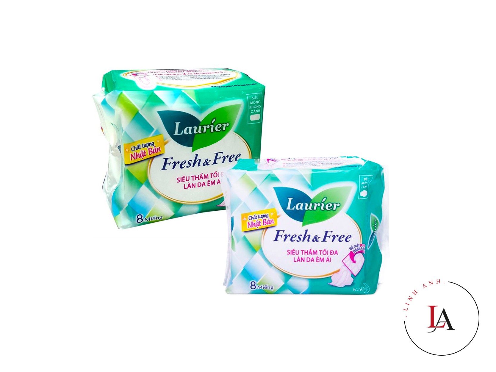 Băng vệ sinh Laurier siêu mỏng 8 miếng